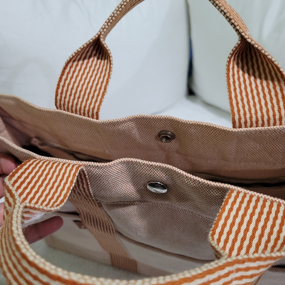 Authentic Hermes Herline Canvas Tote GM - Picture 7 of 16